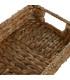 Set de 2 plateaux de service en jacinthe d'eau tressée 40x26x9cm