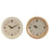 Wall clock grey and gold 59.5x59.5x8.5cm
