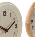 Wall clock grey and gold 59.5x59.5x8.5cm