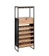 Bottles Rack bamboo 32 bottles 45x24x89cm