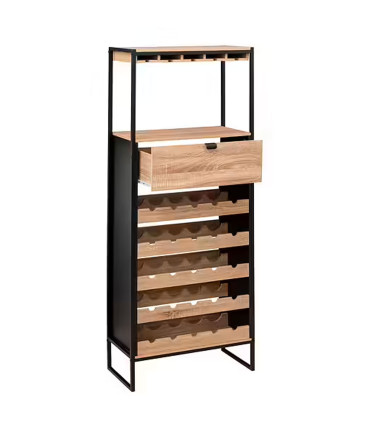 Bottles Rack bamboo 32 bottles 45x24x89cm