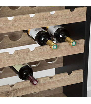 Bottles Rack bamboo 32 bottles 45x24x89cm