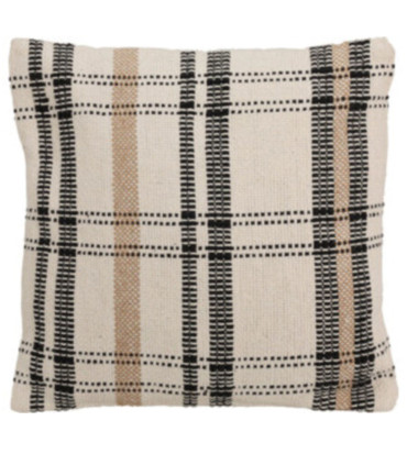 Set of 2 cushions blue and red 45x45cm