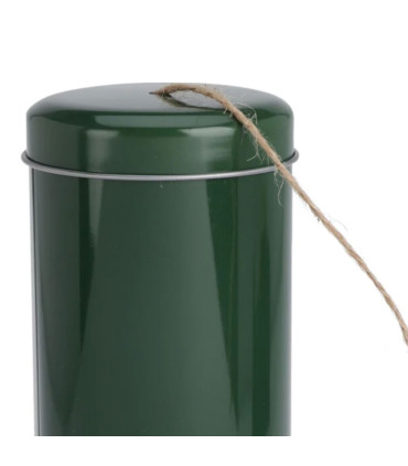 Ficelle en jute avec boîte distributrice de ficelle métal vert 100M