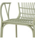 Fauteuil jardin en polypropylène vert