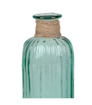 Round Recycled Glass Vase 15x15x25cm