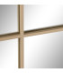 Wall Mirror Black Metal - 90x2x90cm