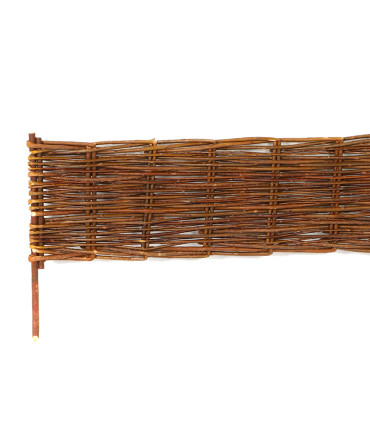 Bordure de jardin en saule tressé 100x35cm