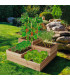 FLOWER BED BROWN 45x45x18cm