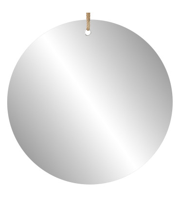 Round Mirror Gold Metal 60cm