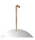 Round Mirror Gold Metal 60cm
