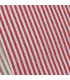 Set de 4 torchons rayés 100% coton rouge, jaune, gris, bleu 50x70cm