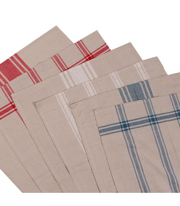 Set of 4 tea towels 100% Cotton 50x70cm