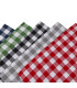 Set de 5 torchons à carreaux 100% coton 50x70cm