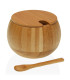 Sugar Bowl bamboo 8.8x8.8x6.8cm