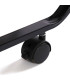 Table roulante pliable noir et effet bois 68x40x70cm