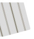Set de table rectangulaire vert et blanc à rayures 43.5x28cm