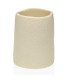Toothbrush holder white marble effect 7.5x7.5x11cm