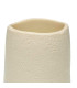 Porte brosse à dents en résine beige 7.5x7.5x10.5cm