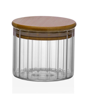 Kitchen Glass Jar Bamboo Lid 550ml