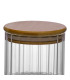 Kitchen Glass Jar Bamboo Lid 550ml