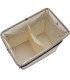 Laundry Basket grey and Bamboo