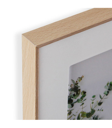 Cadre photo multiple en bois 4 photos 31.5x31.5cm