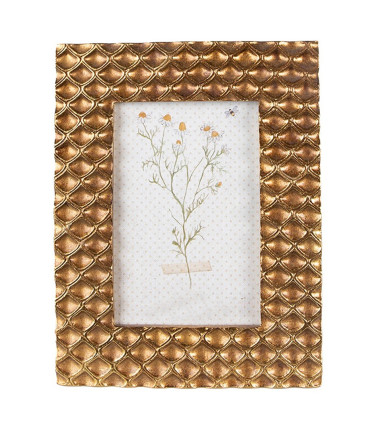 Photo Frame Resine Gold 10x15cm