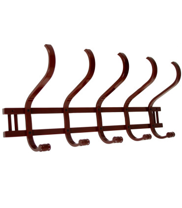 Wall Coat Rack gold metal 47x8.5x17.5cm