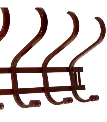 Wall Coat Rack gold metal 47x8.5x17.5cm
