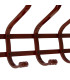 Wall Coat Rack gold metal 47x8.5x17.5cm