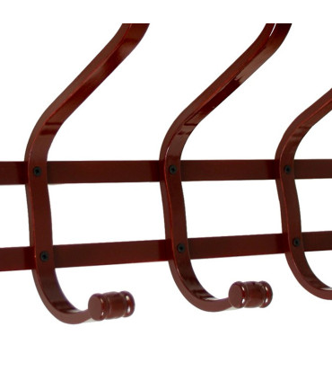 Wall Coat Rack gold metal 47x8.5x17.5cm