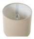 Table Lamp blue ceramic and white lampdshade