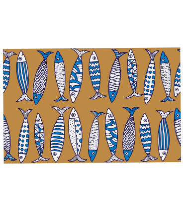 Polypropylène and Rubber Doormat 75x45x0.5cm