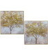 Set of 2 Decorative Board - 40x3.5x60cm