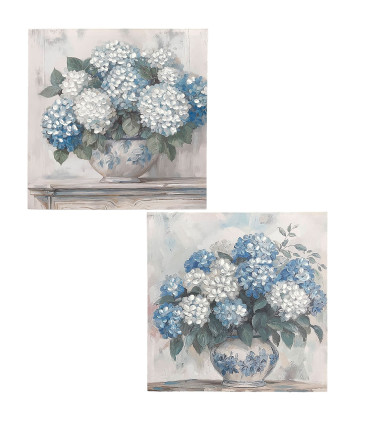 Set of 2 Decorative Board - 40x3x40cm