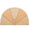 Headboards rattan half-moon