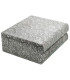 Silver metal jewelry box 27x21x7cm