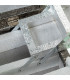 Silver metal jewelry box 27x21x7cm