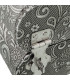 Silver metal jewelry box 27x21x7cm