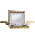 Silver metal jewelry box 27x21x7cm