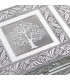 Golden metal jewelry box 38x20x8cm