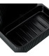 Set salle de bain acrylique noir 15x16x15cm
