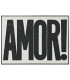 Painting Amor black and white 103x4.5x143cm
