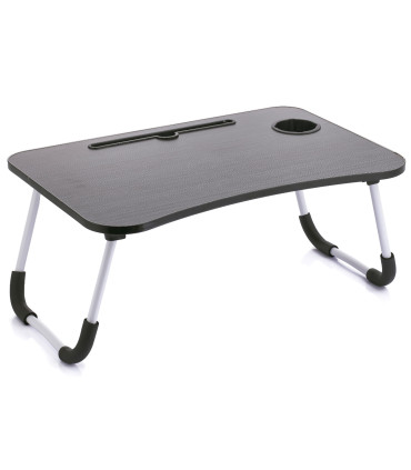 Wood and Metal Bed Tray 60x40x26cm