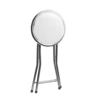Stool Foldable Metal white