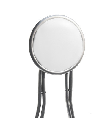 Stool Foldable Metal white