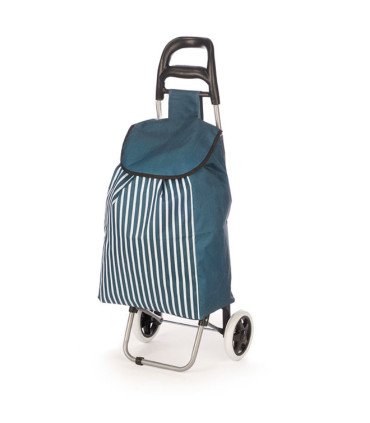 Shopping Trolley white and blue 33L
