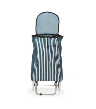 Shopping Trolley white and blue 33L