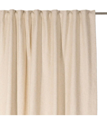 Rideau à pattes cachées beige à l'unité 140x260cm